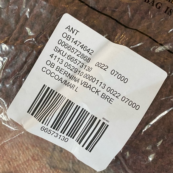 NWT Anthropologie Maeve Cross-Back Sweater Cocoa Brown Large - Picture 6 of 8